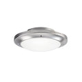 **Technische Titel in het Nederlands: Moderne plafondlamp met metalen afwerking en diffuse verlichting**